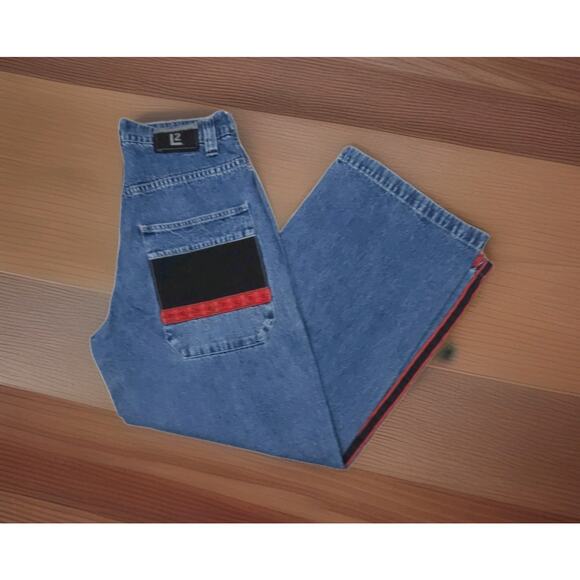 VTG LEVIS L2 MENS BAGGY STRAIGHT CARPENTER SKATER Hong Kong JEANS Y2K (29×28) - Picture 3 of 10